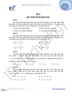 Đề 8: Bài toán về độ lệch pha pptx