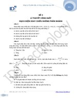 ĐỀ 3 LÍ THUYẾT CÔNG SUẤT MẠCH ĐIỆN ppt