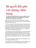 Bí quyết đối phó với chứng viêm họng docx