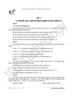 Đề 2: lý thuyết suy luận về mạch điện có 2 phần tử potx