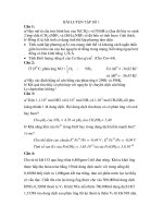 BÀI LUYỆN TẬP SỐ 1 ppt