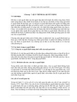 Công tác quy hoạch và ra quyết định - Chương 7 pptx