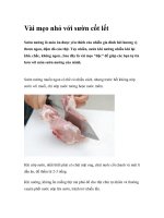 Vài mẹo nhỏ với sườn cốt lết ppsx