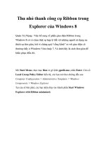 Thu nhỏ thanh công cụ Ribbon trong Explorer của Windows 8 potx