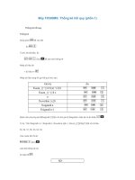 chuyên đề thống kê hồi quy trên casio