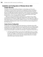 Windows Server 2003 Clustering & Load Balancing PHẦN 5 ppt