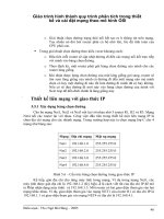 Giáo trình hình thành quy trình phân tích trong thiết kế và cài đặt mạng theo mô hình OSI p1 pot