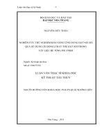 NGHIÊN cứu THỬ NGHIỆM KHẢ NĂNG ỨNG DỤNG hạt NIX đã  QUA sử DỤNG (xỉ ĐỒNG) THAY THẾ hạt sỏi TRONG  vật LIỆU bê TÔNG POLYMER