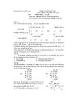 KIỂM TRA HÓA HỌC HKI LỚP 12 THPT NĂM HỌC 2010 -2011 Môn : HOÁ HỌC ppsx