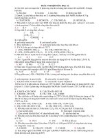 TRẮC NGHIỆM HÓA HỌC 12 potx