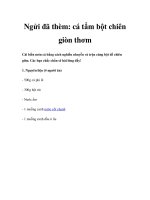 Ngửi đã thèm: cá tẩm bột chiên giòn thơm pps