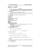 giáo án dạy thêm môn tóan lớp 7