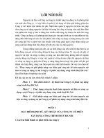 Thực trạng và giải pháp nâng cao hiệu quả công tác kế toán Nguyên vật liệu và công cụ dụng cụ tại Công ty cổ phần xây dựng công trình thủy Hà Nội