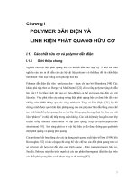 POLYMER dẫn điện và LINH KIỆN PHÁT QUANG hữu cơ