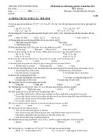 Đề thi kiểm tra chất lượng giữa kỳ II năm học 2011 doc