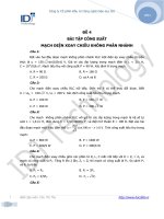 Đề 4: bài tập công suất mạch điện xoay chiều không phân nhánh docx