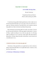 NHẬN DIỆN VĂN HOÁ HỌC ppsx