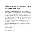Hiển thị chức năng Move To Folder và Copy To Folder trên Context Menu pptx
