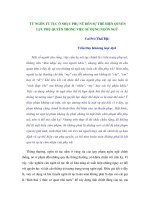 TỪ NGÔN TỪ TỤC Ô NHỤC PHỤ NỮ ĐẾN SỰ THỂ HIỆN QUYỀN LỰC PHỤ QUYỀN TRONG VIỆC SỬ DỤNG NGÔN NGỮ pptx