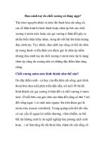 Ðau cánh tay do chồi xương có đáng ngại? docx