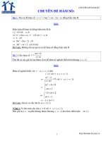 Chuyên đề Hàm số ( tài liệu học mãi )
