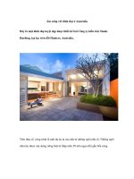 Ấm cúng với dinh thự ở Australia ppsx