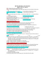 ĐỀ ÔN THI ĐH & CĐ NĂM 2011 MÔN: VẬT LÍ - Đề số 5 pot