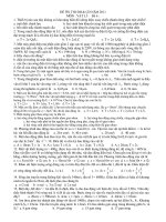 ĐỀ ÔN THI ĐH & CĐ NĂM 2011 MÔN : VẬT LÍ - Đề 6 ppt