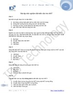 Bài tập trắc nghiệm đột biến cấu trúc NST ppsx