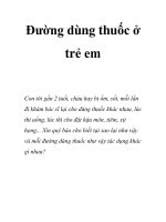 Đường dùng thuốc ở trẻ em potx