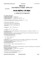 vật lý 12 nâng cao - dao động cơ học