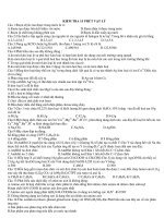 KIỂM TRA 15 PHÚT VẬT LÝ - SỐ 3 doc