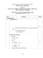 Đáp án ddien công nghiệp - LT 22 pps