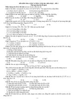 ĐỀ KIỂM TRA CHẤT LƯỢNG NĂM 2011 HÓA HỌC – ĐỀ 2 pot