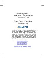 Thinking in c volume 1 - 2nd edition - phần 1 potx