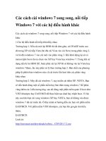 Các cách cài windows 7 song song, nối tiếp ppsx
