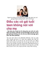 Người mẹ đóng vai trò quan trọng trong việc giáo dục con gái giai đoạn trưởng ppt