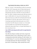 Người bệnh đái tháo đường và bệnh cúm A/H1N1 Hiện nay, Tổ chức Y tế thế docx