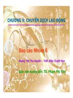 SLIDE - CHUYỂN DỊCH LAO ĐỘNG - HOÀNG THỊ THU HUYỀN pptx
