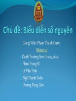 Biễu diễn số nguyên potx
