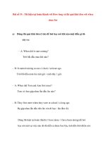 Bài số 19 : Thì hiện tại hoàn thành với How long pot