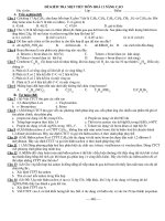 ĐỀ KIỂM TRA MỘT TIẾT MÔN HOÁ 11 NÂNG CAO pps