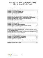 Giáo trình hình thành quy trình phân tích hệ thống tài sản cố định liên doanh p1 pptx