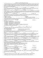 TRÍCH CÁC ĐỀ THI ĐH-CĐ VỀ SẮT pot