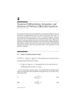 Elementary mathematical and computational tools for electrical and computer engineers using Matlab - Chapter 4 docx