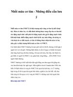 Nhồi máu cơ tim - Những điều cần lưu ý docx