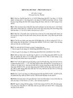 KIỂM TRA HOÁ HỌC - PHẦN KIM LOẠI 12 pps