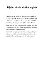 Bệnh rubella và thai nghén ppsx