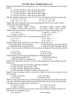 1 CÂU HỎI TRẮC NGHIỆM PHẦN SẮT doc