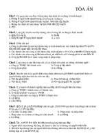 Trắc nghiệm luật tòa án pot